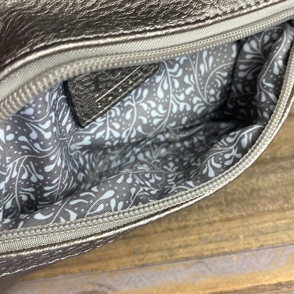 Joy Susan Metallic / Pewter Crossbody Bag - Picture 7 of 16